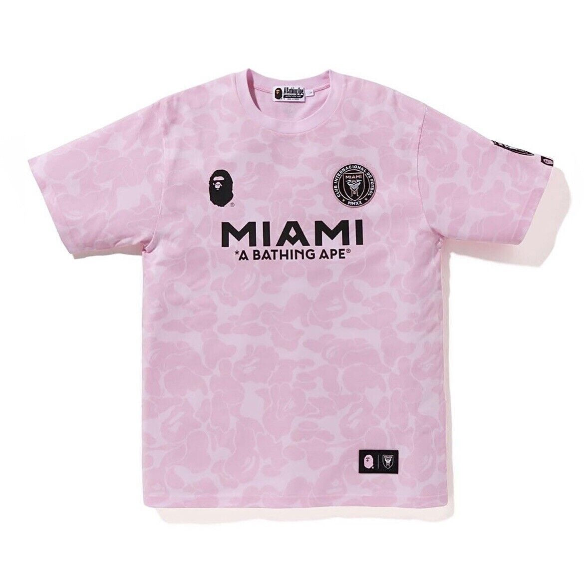 Bape x Inter Miami CF Camo Tee