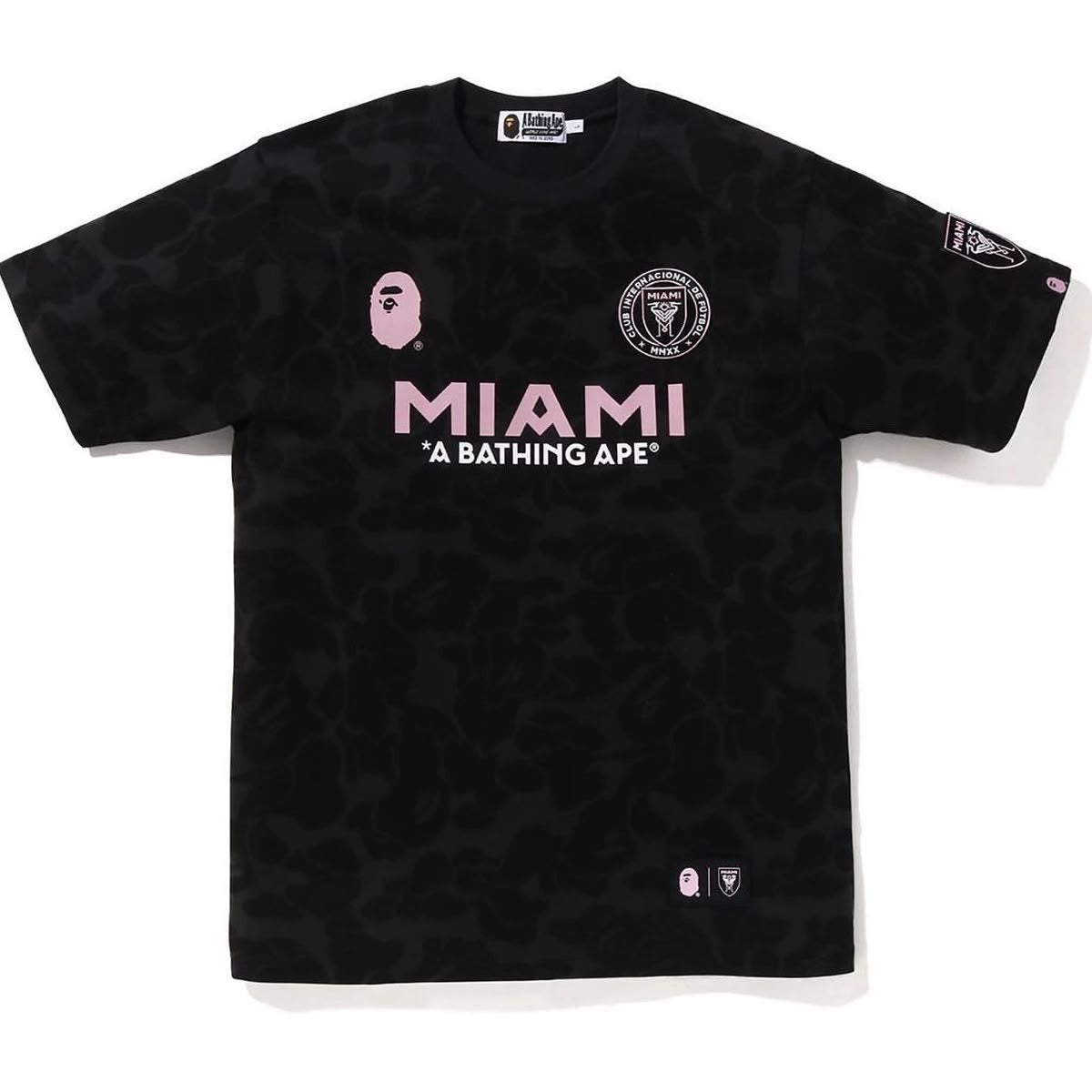 Bape x Inter Miami CF Camo Tee