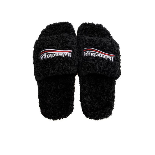 Balenciaga Fur Slides