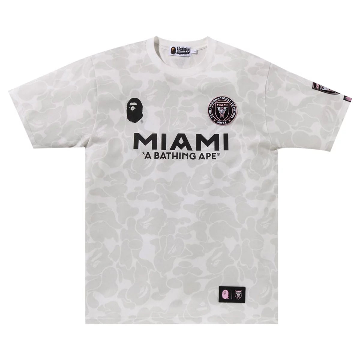 Bape x Inter Miami CF camo Tee
