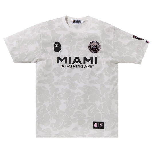 Bape x Inter Miami CF camo Tee