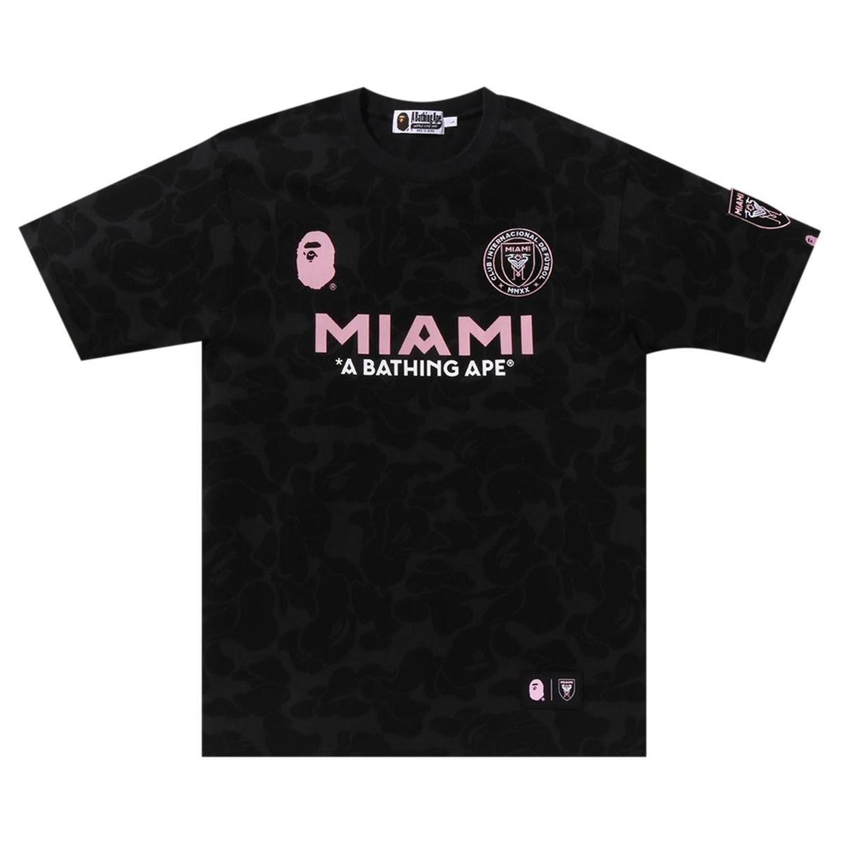 Bape x Inter Miami CF camo Tee